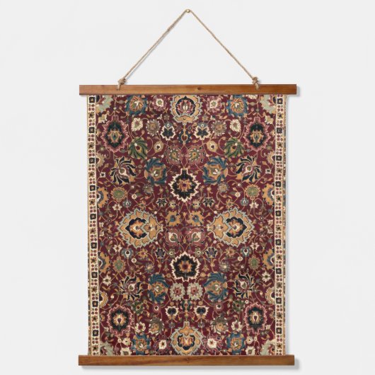 Antiek oosterse perzische harttapijten afdrukken hangend wandkleed (Voorkant)