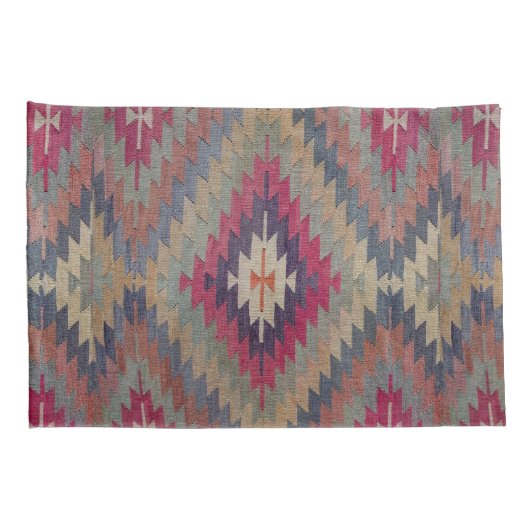 Antiek-oosterse Perzische Kilim Rug Kussensloop (Achterkant-Rechts)