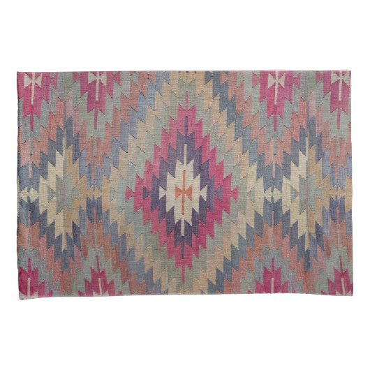 Antiek-oosterse Perzische Kilim Rug Kussensloop (Voorkant-Rechts)