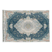 Antiek-oosterse Perzische tapijtschelp Kussensloop (Achterkant-Rechts)