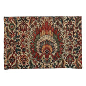 Antiek-oosterse Perzische tapijtschelp Kussensloop (Voorkant-Rechts)