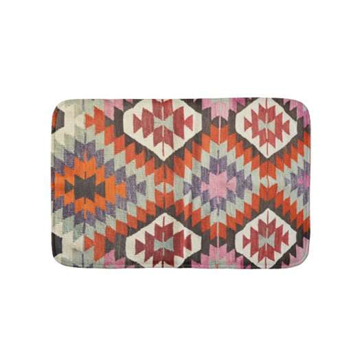 Antiek-oosterse Turkse Perzische tapijttapijt Badmat (Voorkant)