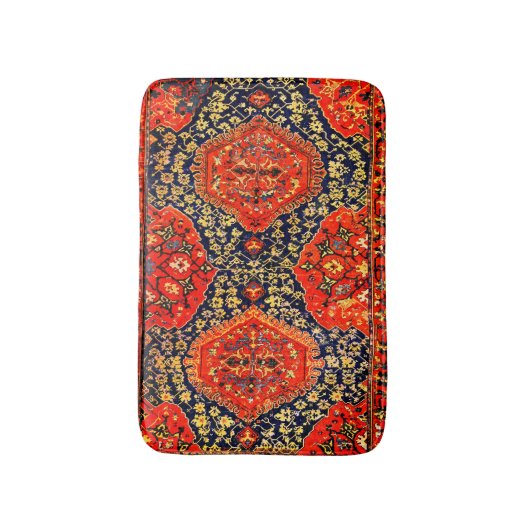 Antiek oosterse vormgeving van tapes - blauw en he badmat (Voorkant Verticaal)