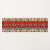 Antiek Oriëntaals Turks Rood Ottomaanse Kilim Tapi Yogamat (Achterkant (horizontaal))