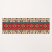 Antiek Oriëntaals Turks Rood Ottomaanse Kilim Tapi Yogamat (Voorkant (horizontaal))