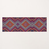 Antiek-Oriental Traditional Armenian Pattern Rug Yogamat (Achterkant (horizontaal))