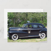 Antiek Orleans, Briefkaart auto van de hoofdpoliti (Voorkant / Achterkant)