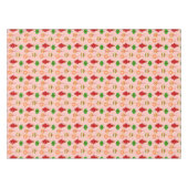 Antiek Ornament Patroon in rood, groen en roze Tafelkleed (Voorkant (Horizontaal))