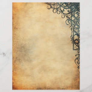 Antiek oud  perkamentpapier