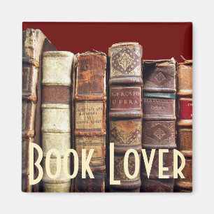 Antiek Oude Boeken  Tomes Gift Magneet