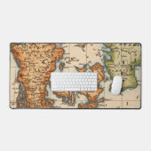 Antiek oude kaart geïnspireerd (10) bureaumat (Keyboard & Muis)