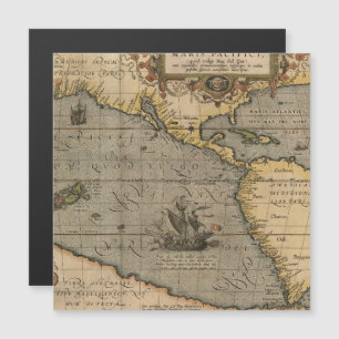 Antiek oude kaart geïnspireerd (14) Bagagelabel