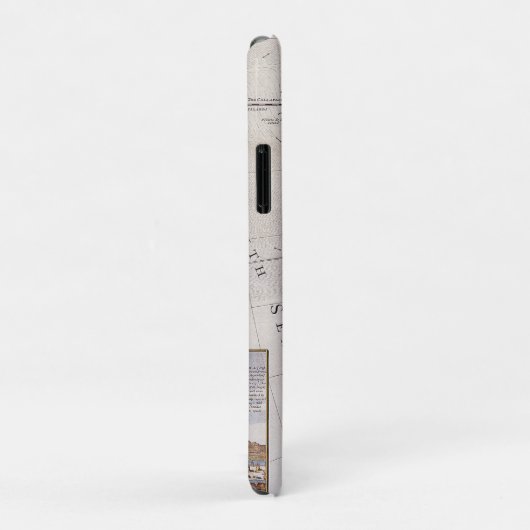 Antiek oude kaart geïnspireerd (8) Case-Mate iPhone case (Achterkant/rechts)