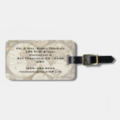 Antiek Oude Wereldkaart van Frederick de Wit, ca.  Bagagelabel (Voorkant horizontaal)