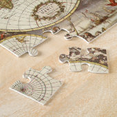 Antiek Oude Wereldkaart van Frederick de Wit, ca.  Legpuzzel (Zijkant)