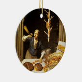 ANTIEK OVEN BAKER, BAKERY BREAD SHOP KERAMISCH ORNAMENT (Rechts)