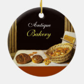 ANTIEK OVEN BAKER, BAKERY BREAD SHOP KERAMISCH ORNAMENT (Achterkant)
