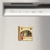 ANTIEK OVEN BAKER, BAKERY BREAD SHOP MAGNEET (Insitu (Vaatwasser))