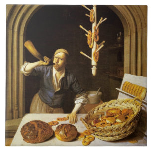 ANTIEK OVEN BAKER, BAKERY BREAD SHOP TEGELTJE