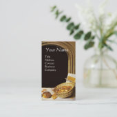 ANTIEK OVEN BAKER, BAKERY BREAD SHOP VISITEKAARTJE (Staand voorkant)