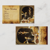 ANTIEK OVEN BAKER, BAKERY BREAD SHOP VISITEKAARTJE (Voorkant / Achterkant)