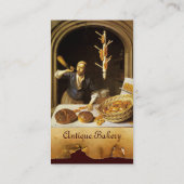 ANTIEK OVEN BAKER, BAKERY BREAD SHOP VISITEKAARTJE (Achterkant)