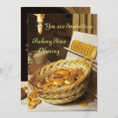ANTIEK OVEN BAKERY BREAKFEAST PARTY KAART (Voorkant / Achterkant)