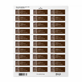 Antiek Paard Vrouw Retouradres Labels (Full Sheet)