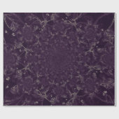 Antiek Paars Abstract Elegant Decoupage Cadeaupapier (Vlak)