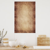  Antiek papier achtergrond Poster (Keuken)