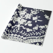 Antiek papier met onmiddellijke verpakking ZWARTE  (Uitgerold)