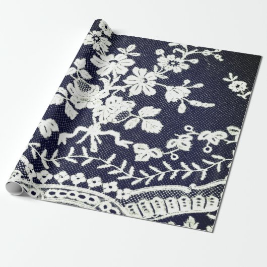 Antiek papier met onmiddellijke verpakking ZWARTE  (Uitgerold)