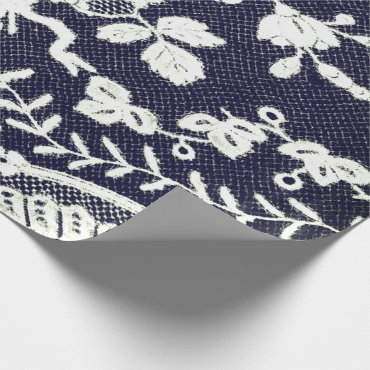 Antiek papier met onmiddellijke verpakking ZWARTE  (Hoek)