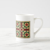 Antiek Parcheesi Game Board van Ethan Harper Porselein Kop (Rechts)