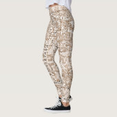Antiek Paris Street Map Leggings (Links)