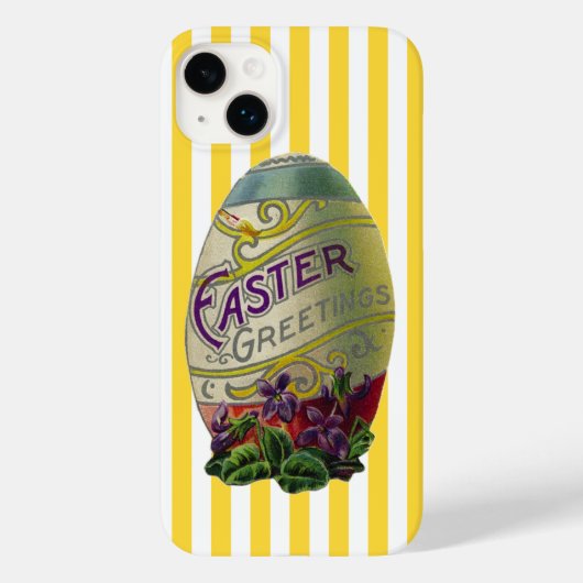 Antiek Pasen Ei Case-Mate iPhone Case (Achterkant)