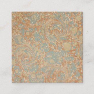 Antiek Patroon Boek I Vierkante Visitekaartje