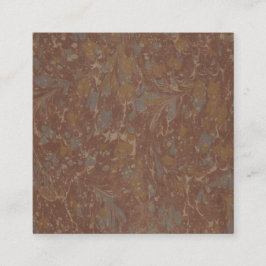 Antiek Patroon Boek II Vierkante Visitekaartje