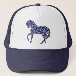 Antiek Patroon Decoratief Ontwerp Trucker Pet