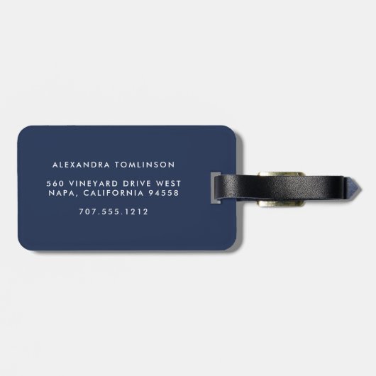 Antiek Peony Gepersonaliseerd Bagagelabel (Achterkant horizontaal)