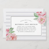 Antiek Peony | Uitnodiging voor Moederdag Brunch (Voorkant)