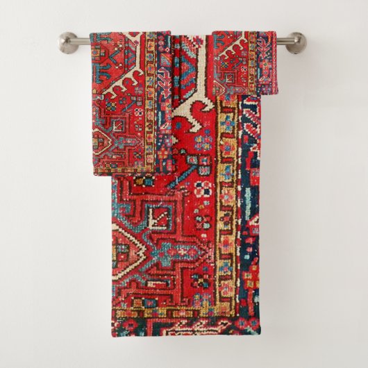 Antiek Perzisch Patroon, oosterse Bad Handdoek (Insitu)