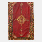 Antiek Perzisch tappatroon Theedoek (Verticaal)