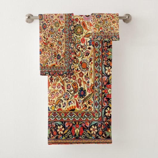 Antiek Perzisch Turks tapijt Bad Handdoek (Insitu)