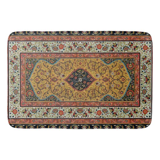 Antiek Perzische tapijt elegant ontwerp Badmat (Voorkant)