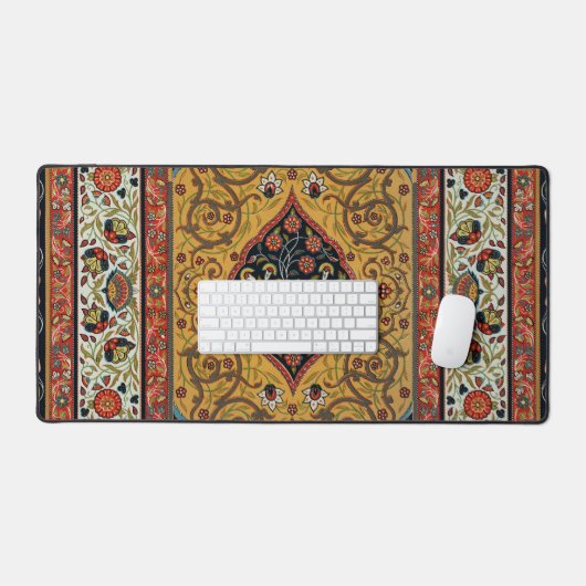 Antiek Perzische tapijt elegant ontwerp Bureaumat (Keyboard & Muis)