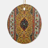 Antiek Perzische tapijt elegant ontwerp Keramisch Ornament (Links)