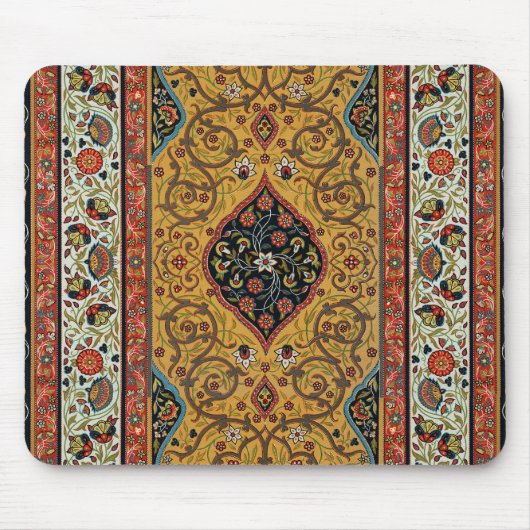 Antiek Perzische tapijt elegant ontwerp Muismat (Voorkant)