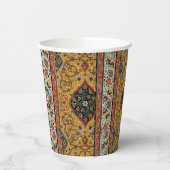 Antiek Perzische tapijt elegant ontwerp Papieren Bekers (Links)