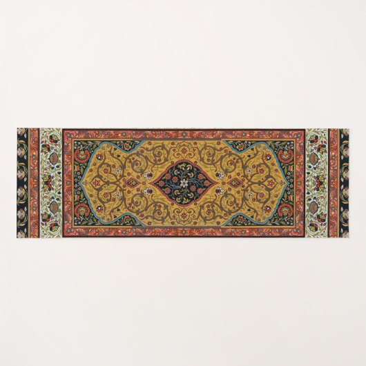Antiek Perzische tapijt elegant ontwerp Yogamat (Voorkant (horizontaal))